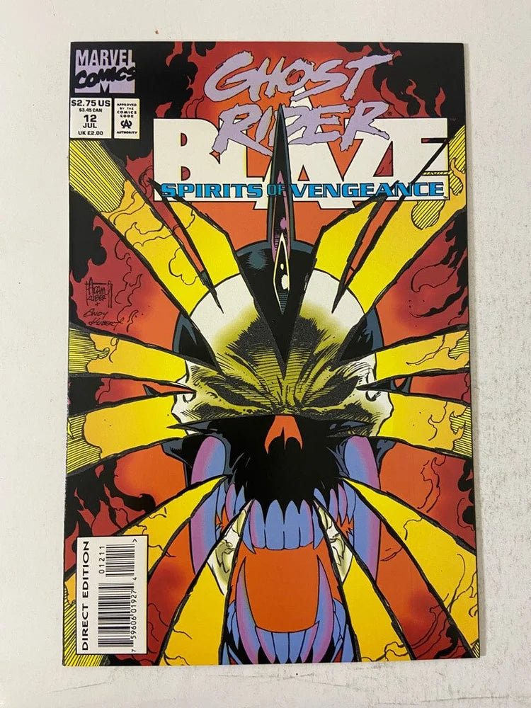 Ghost Rider & Blaze SPIRITS OF VENGEANCE #12 VF/NM Glow in The Dark Cover