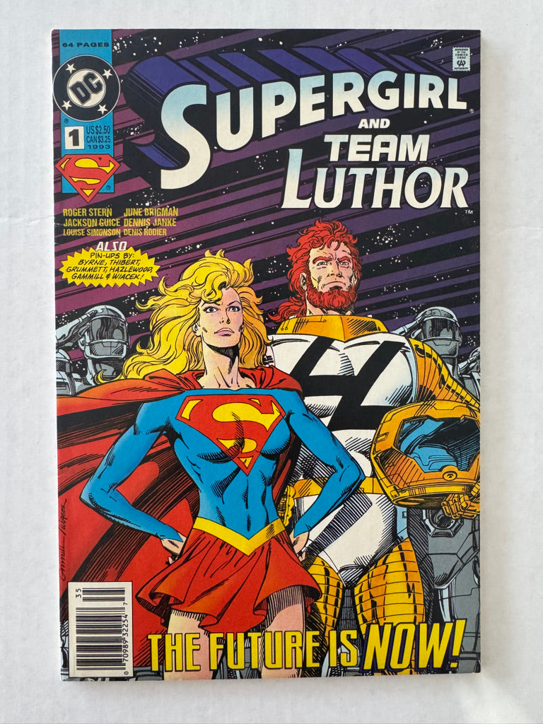 SUPERGIRL AND TEAM LUTHOR #1 VF+ NEWSSTAND