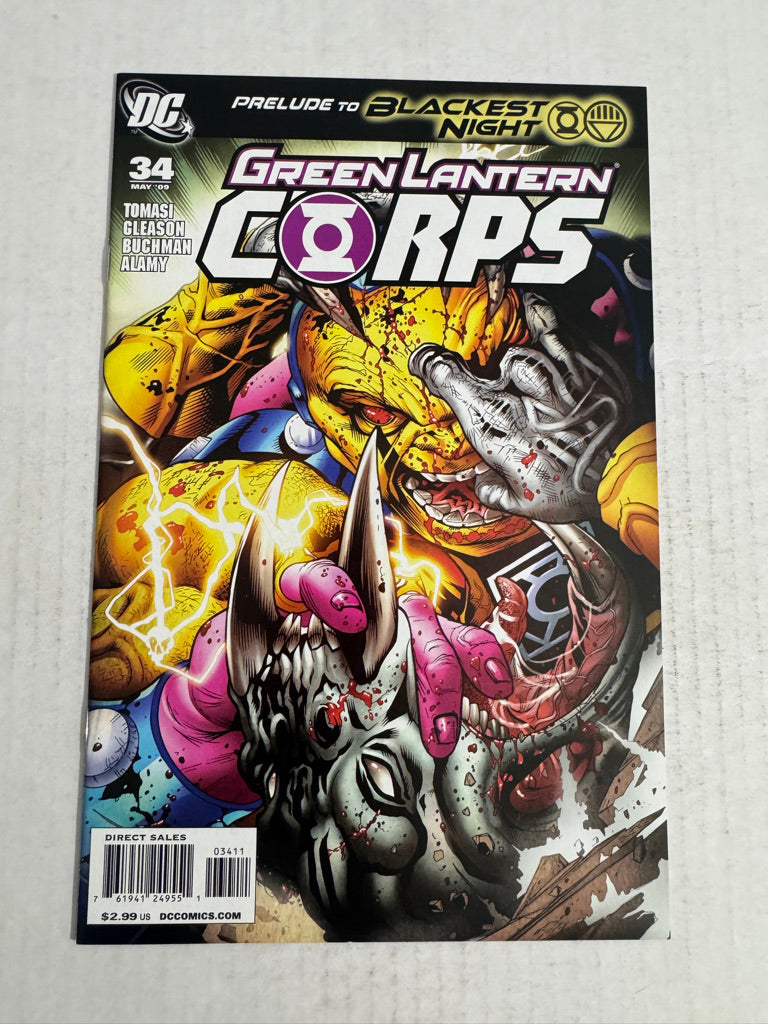 GREEN LANTERN CORPS #34 Vol 2 NM Patrick Gleason Cover