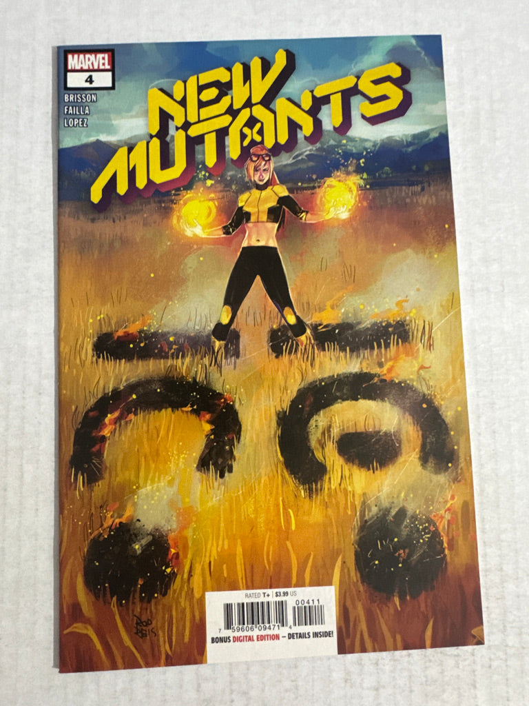 NEW MUTANTS #4 Vol 4 NM Rod Reis Cover