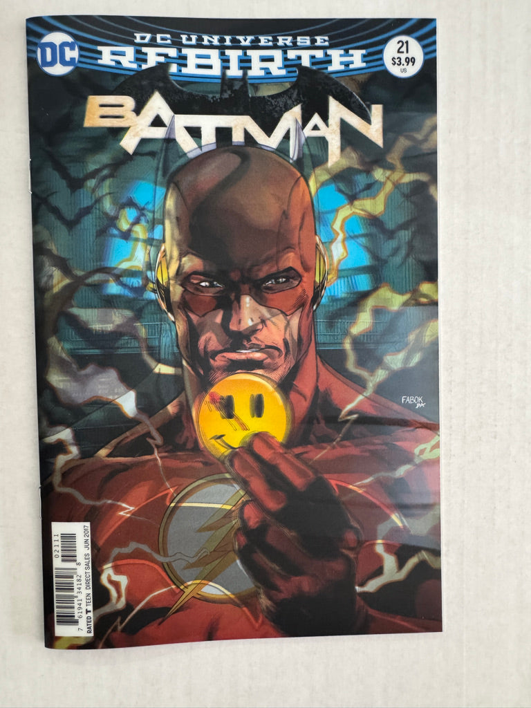 BATMAN #21 Vol 3 NM Lenticular Jason Fabok Cover