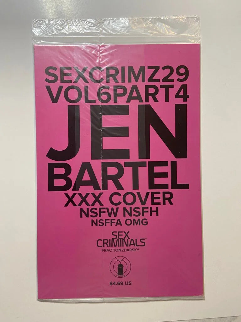 SEX CRIMINALS #29 NM Jen Bartel Sealed Variant