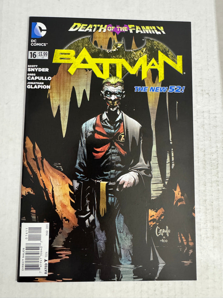 BATMAN #16 Vol 2 NM Greg Capullo Cover