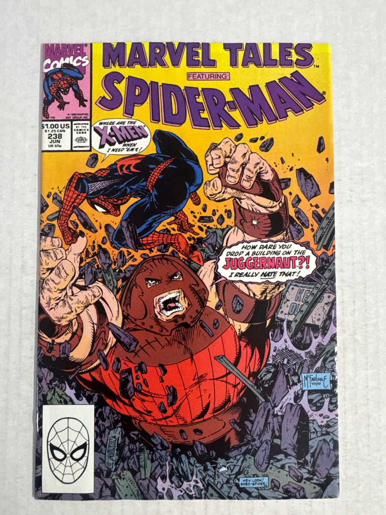 MARVEL TALES #238 VF/NM Todd McFarlane Cover