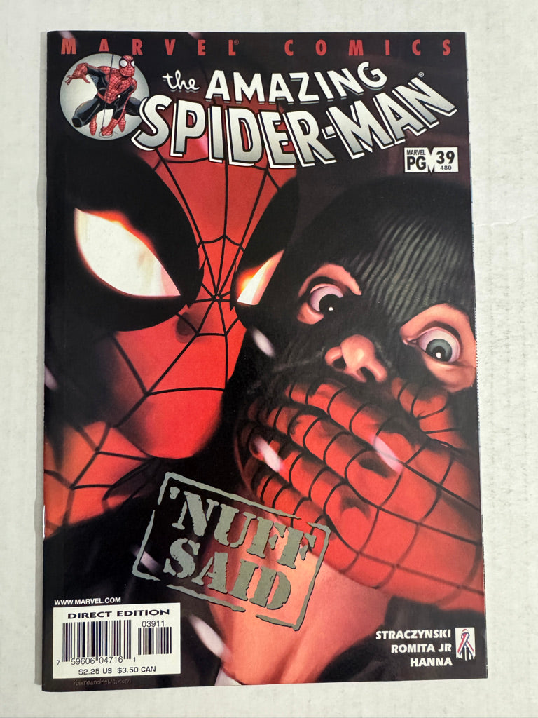 AMAZING SPIDER-MAN #39 Vol 2 NM Kaare Andrews Cover