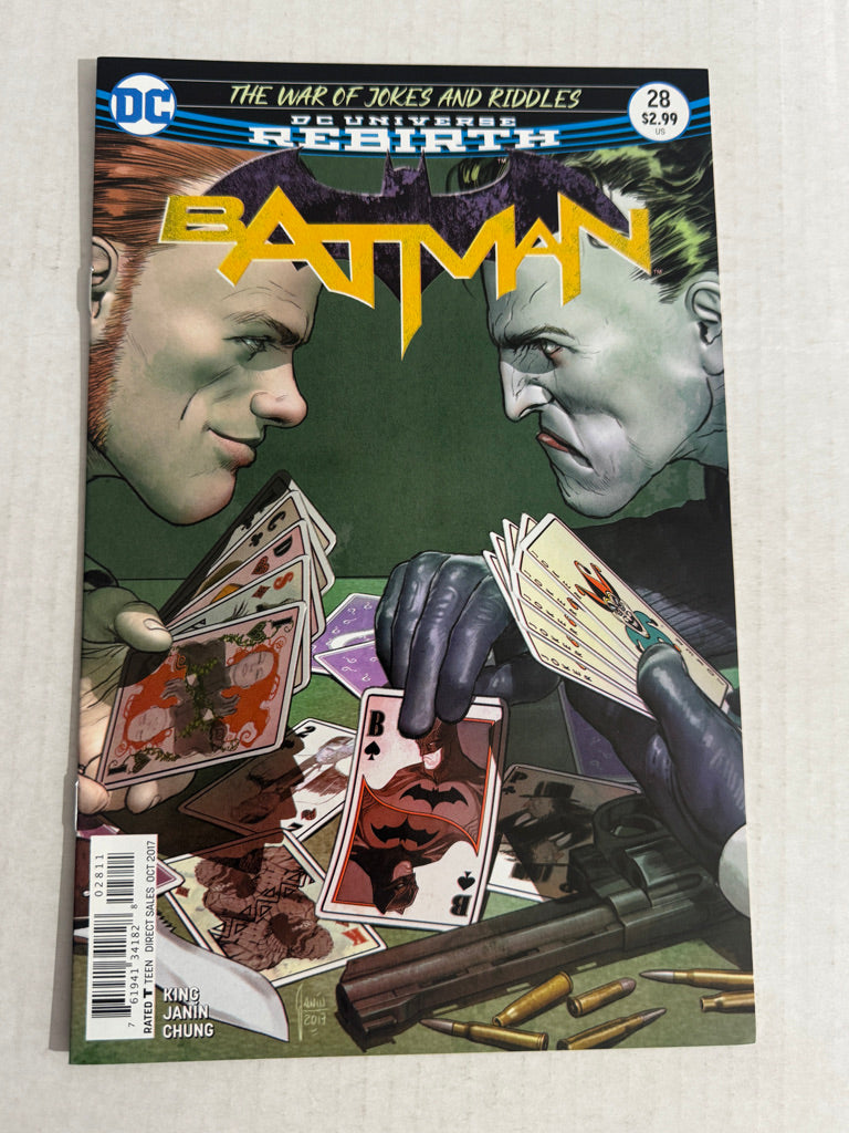 BATMAN #28 Vol 3 NM Mikel Janin Cover