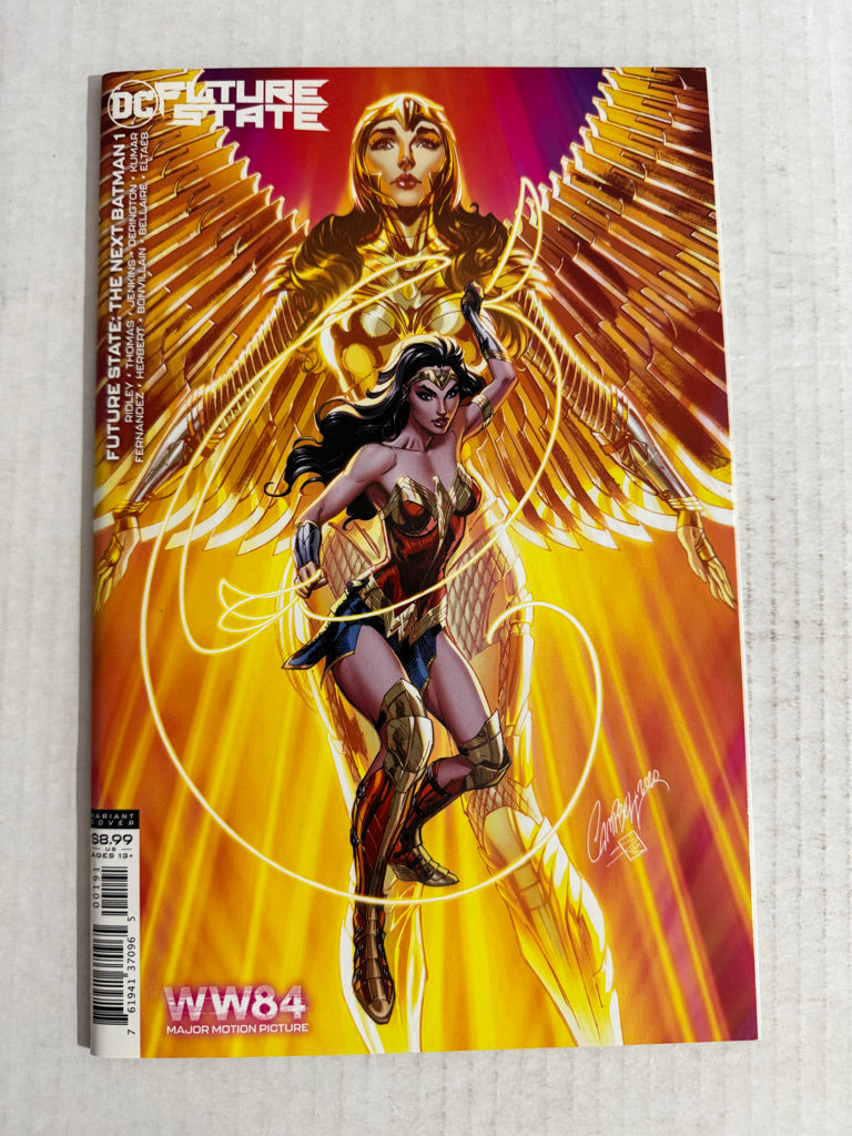 FUTURE STATE THE NEXT BATMAN #1 NM J Scott Campbell Wonder Woman Variant 1ST APPEARANCE