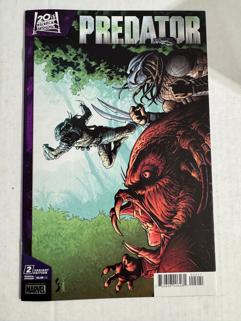PREDATOR #2 Vol 2 NM Shaw Variant