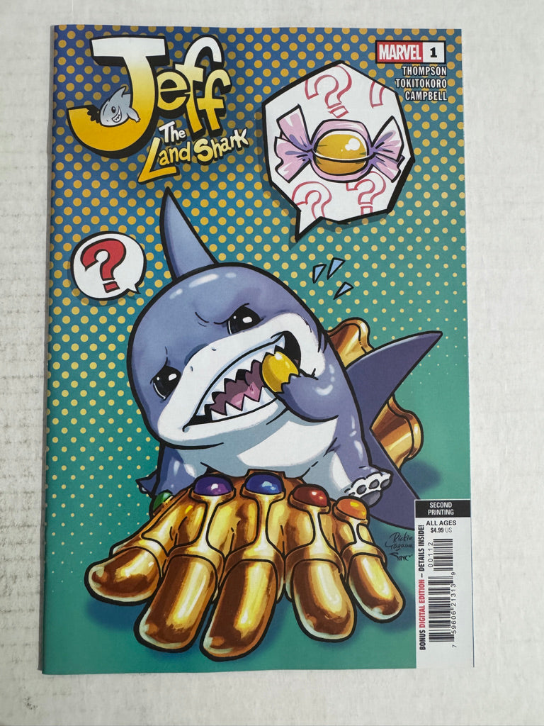 JEFF THE LAND SHARK #1 NM 2nd Print Variant
