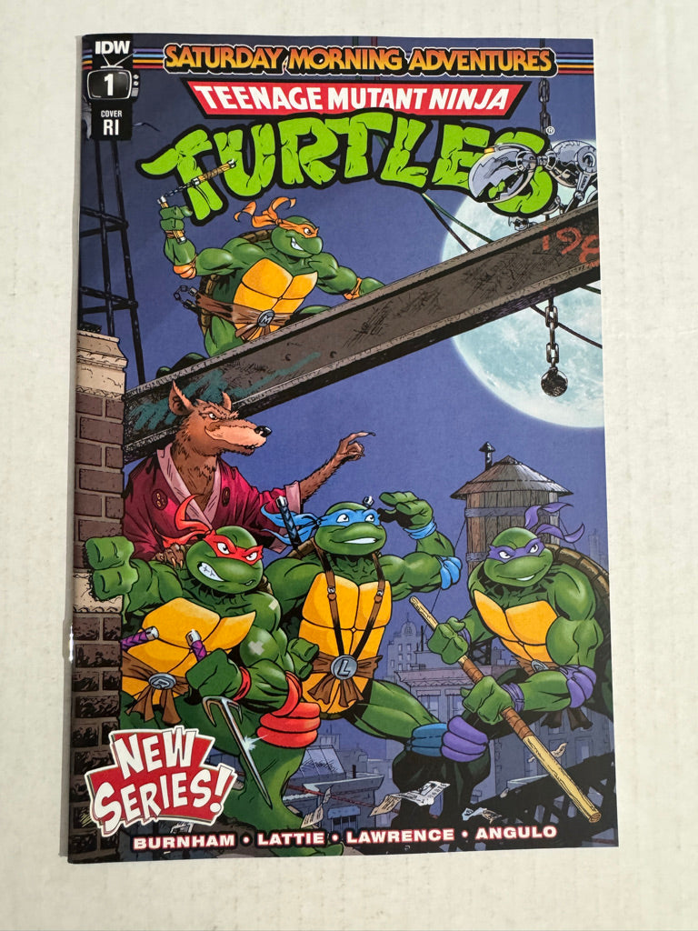 TEENAGE MUTANT NINJA TURTLES SATURDAY MORNING ADVENTURES #1 NM 1:10 Variant