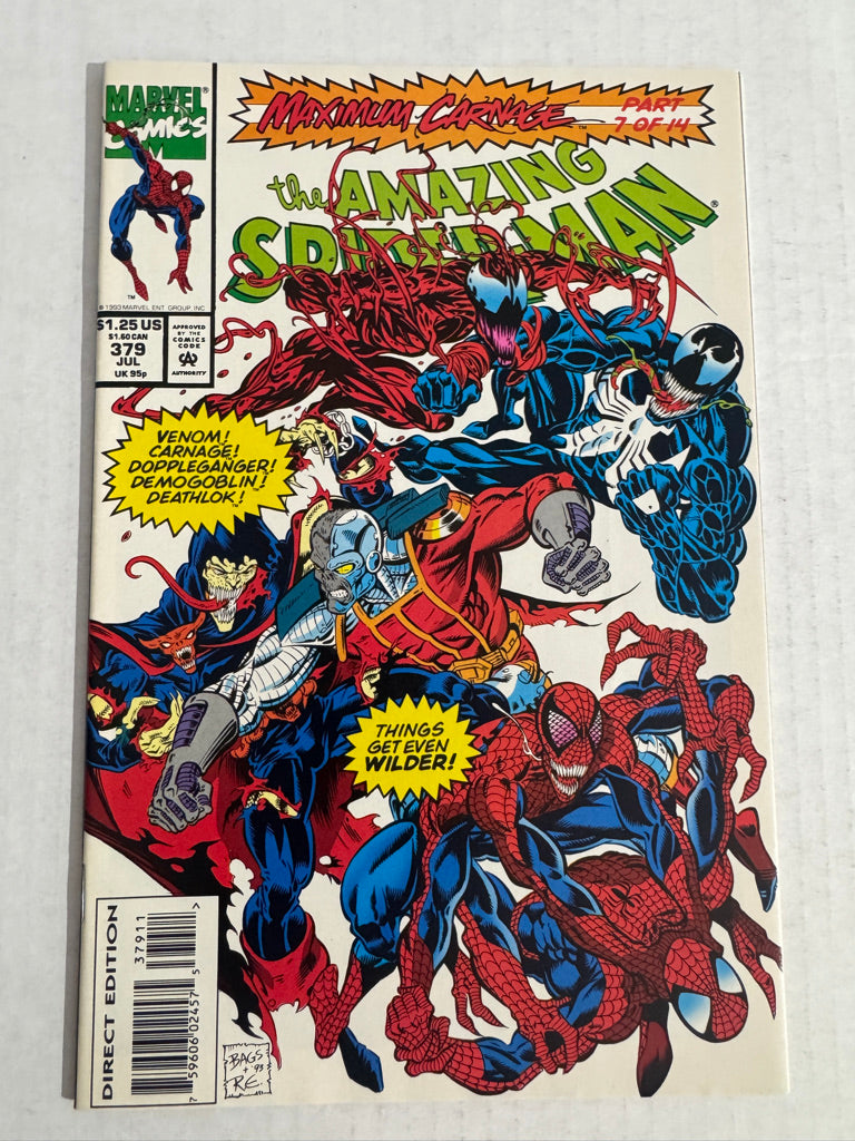 AMAZING SPIDER-MAN #379 NM Mark Bagley Cover