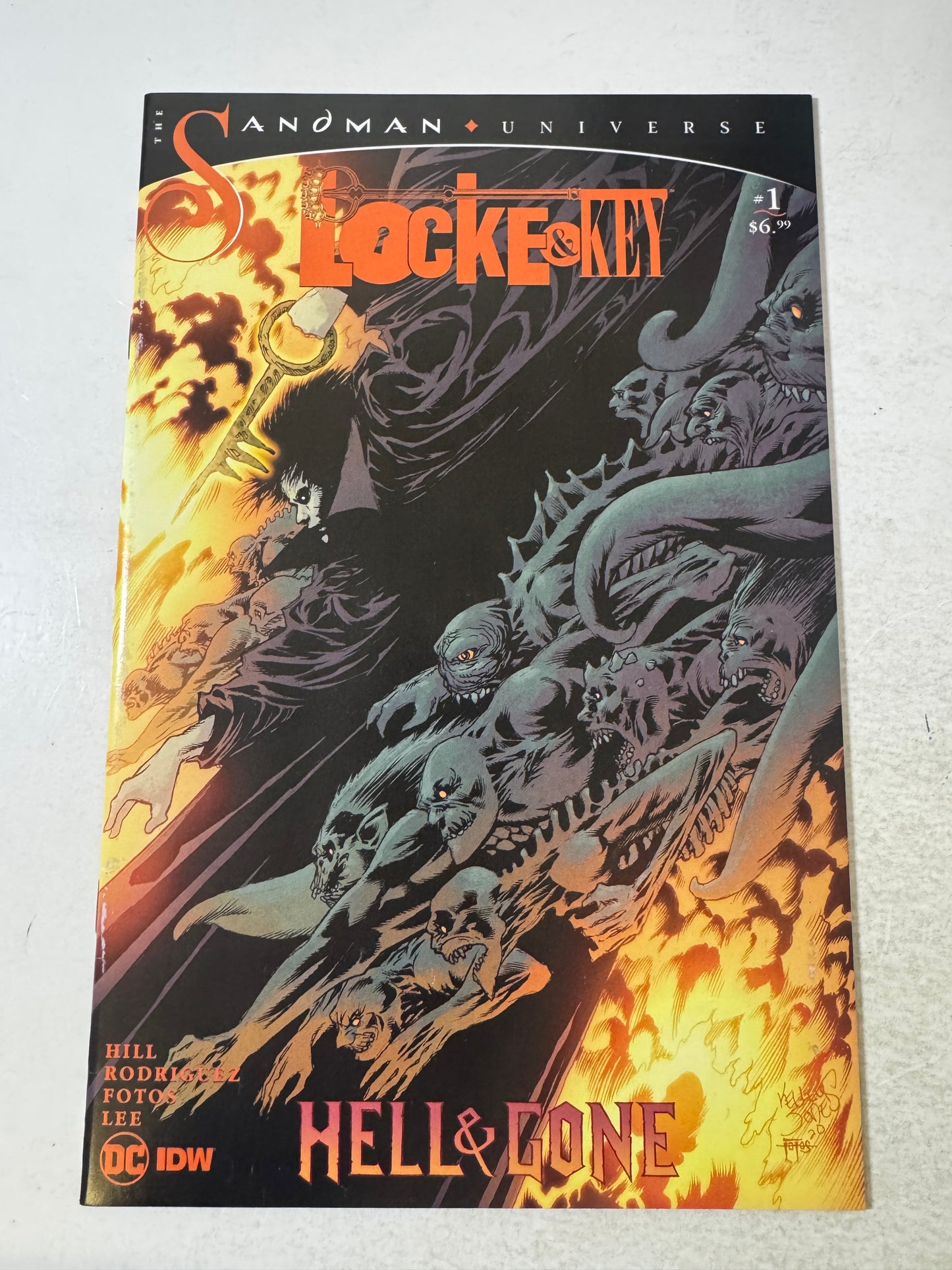 SANDMAN UNIVERSE LOCKE & KEY Hell & Gone #1 VF/NM Kelley Jones Variant