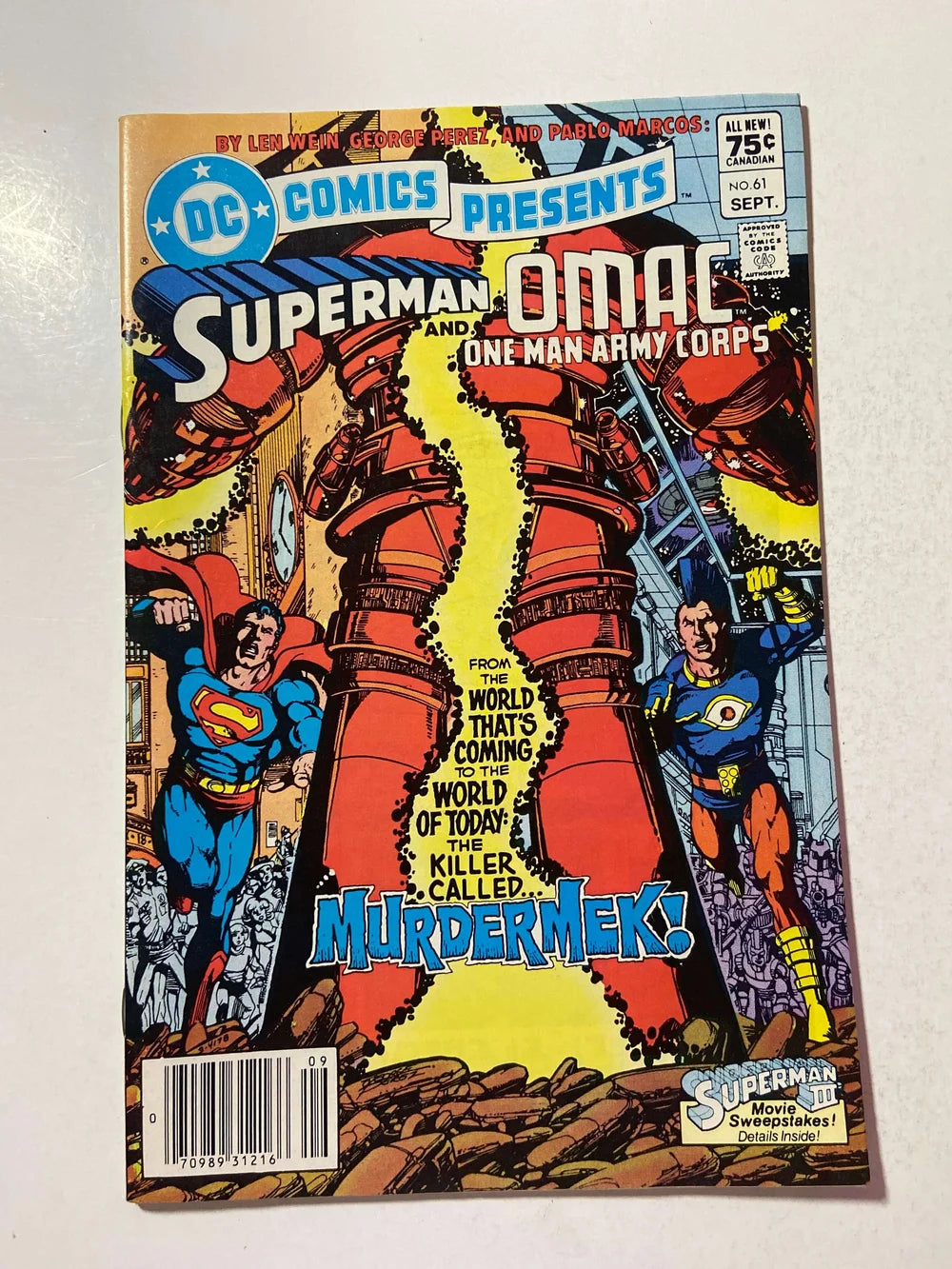 DC COMICS PRESENTS #61 VF/NM CANADIAN PRICE VARIANT