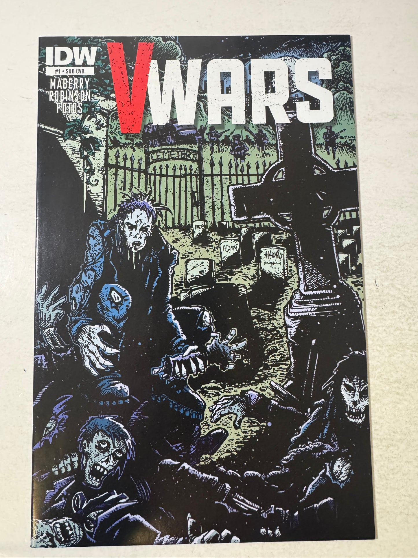 V WARS #1 NM- Kevin Eastman SUB Variant