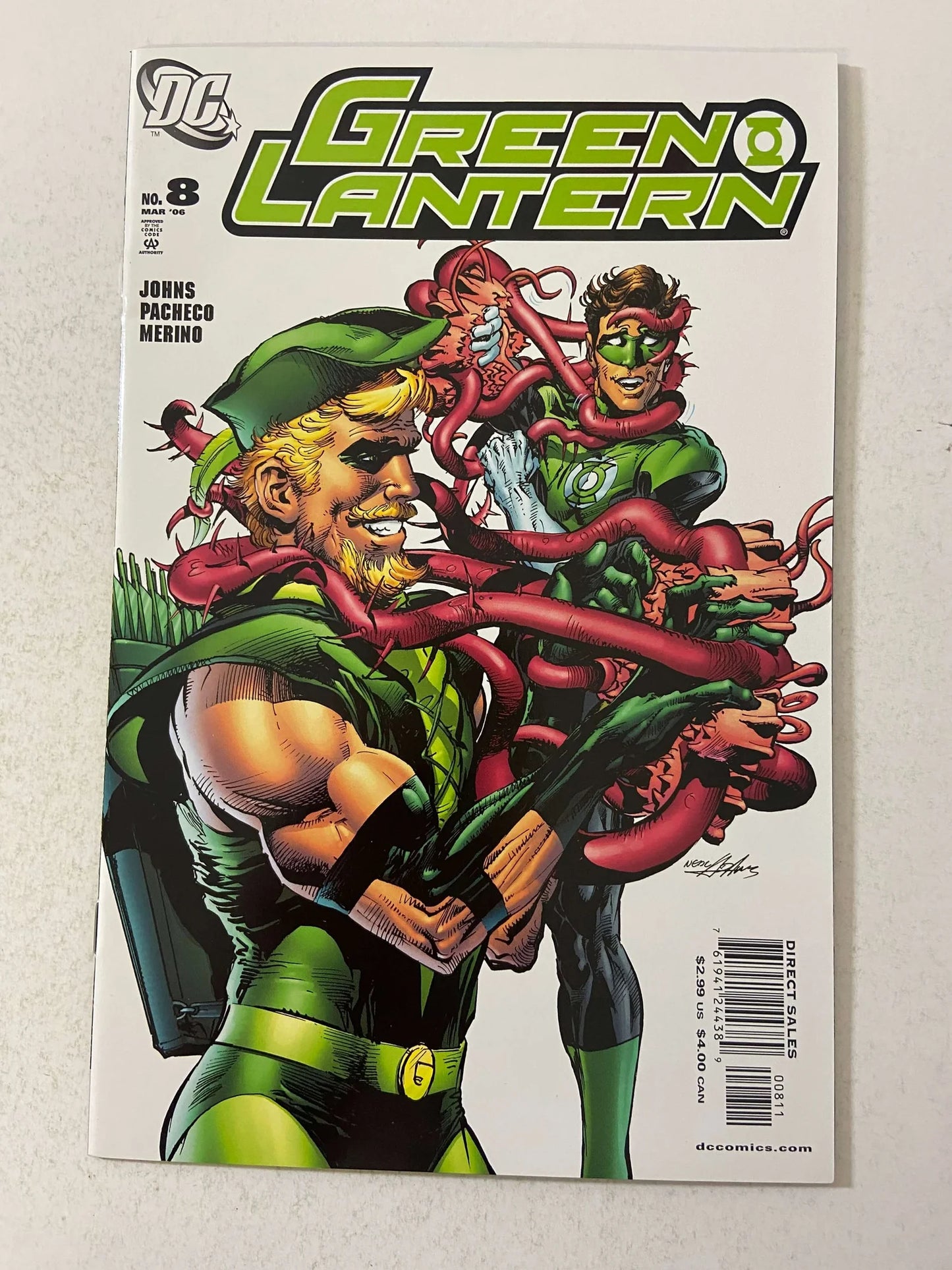 GREEN LANTERN #8 Vol 4 NM 1:10 Neal Adams Variant