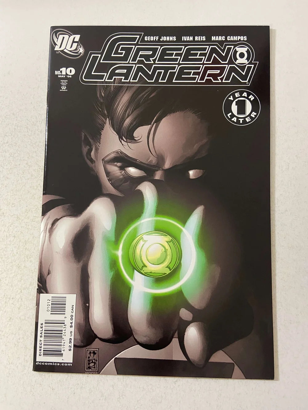 GREEN LANTERN #10 Vol 4 NM 2nd Print Simone Bianchi Variant 1st APPEARANCE