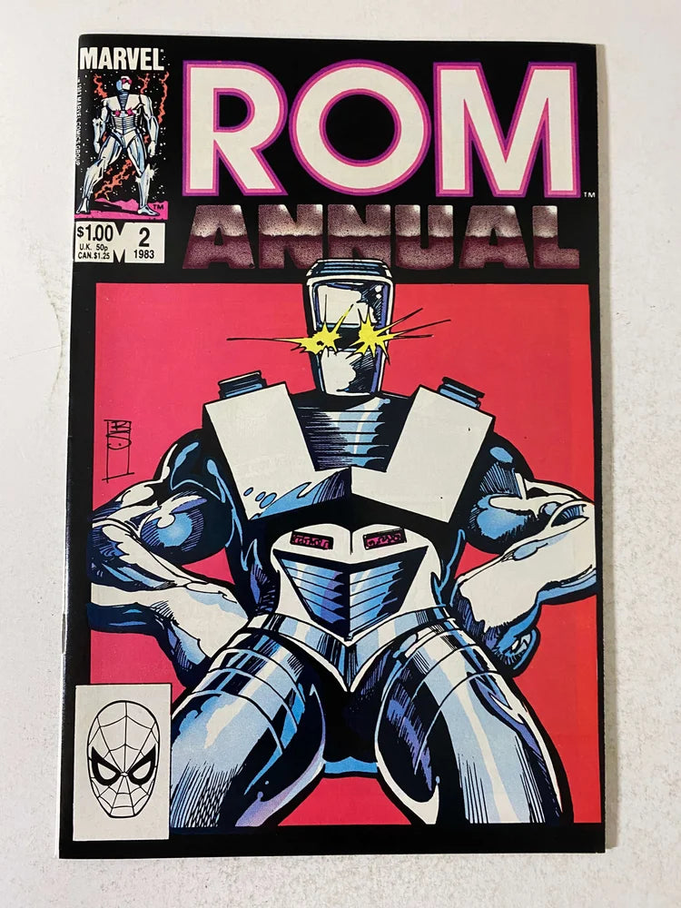 ROM ANNUAL #2 NM- Bill Sienkiewicz Cover