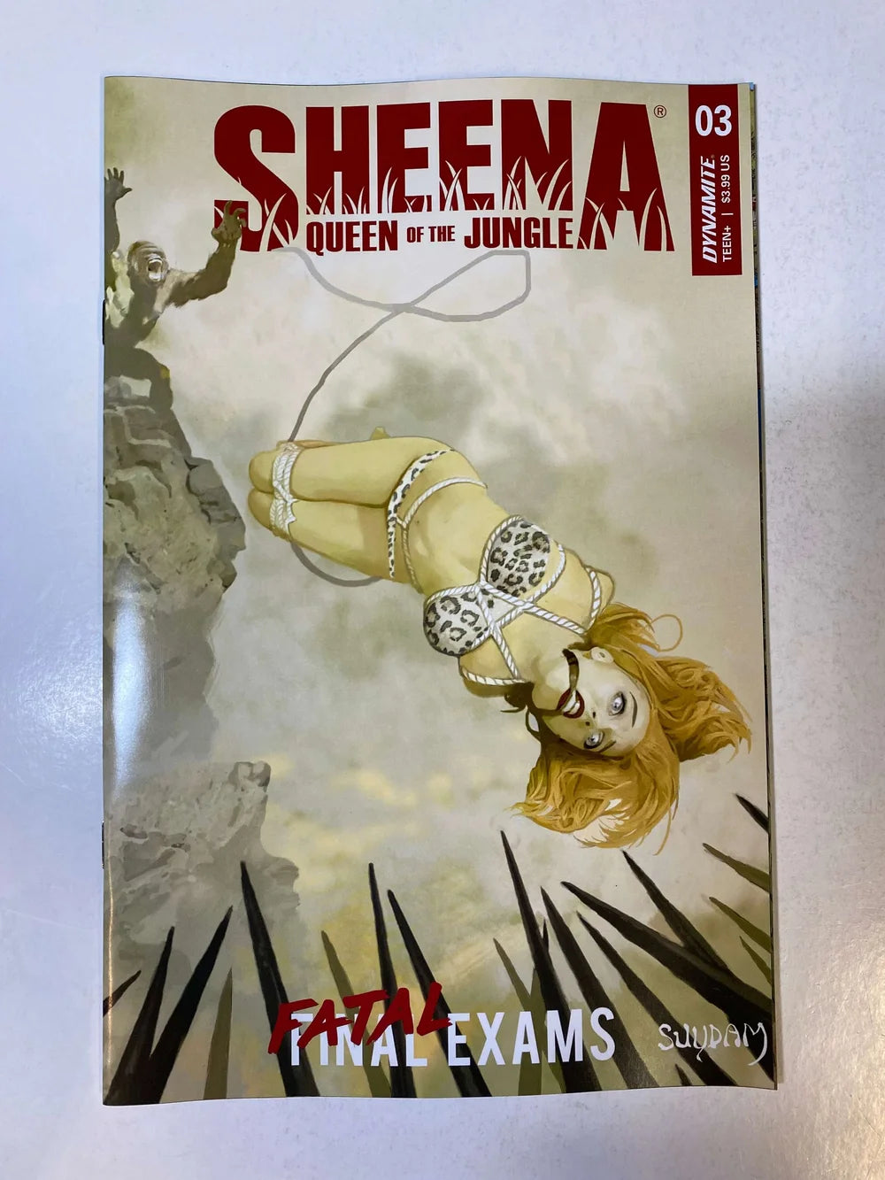 SHEENA QUEEN OF THE JUNGLE Fatal Exams #3 NM Arthur Suydam C Variant