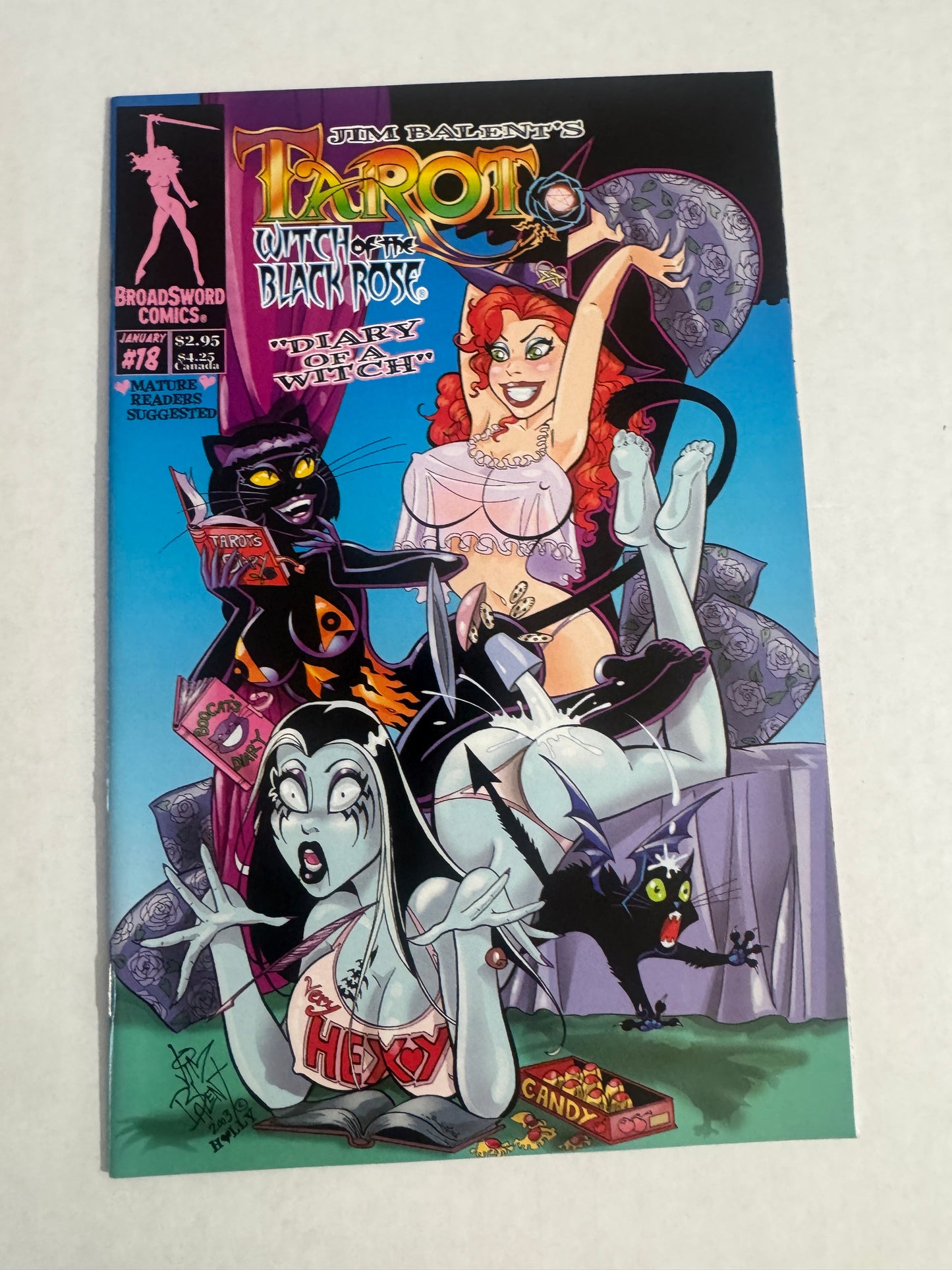 TAROT WITCH OF THE BLACK ROSE #18 NM Jim Balent Cover