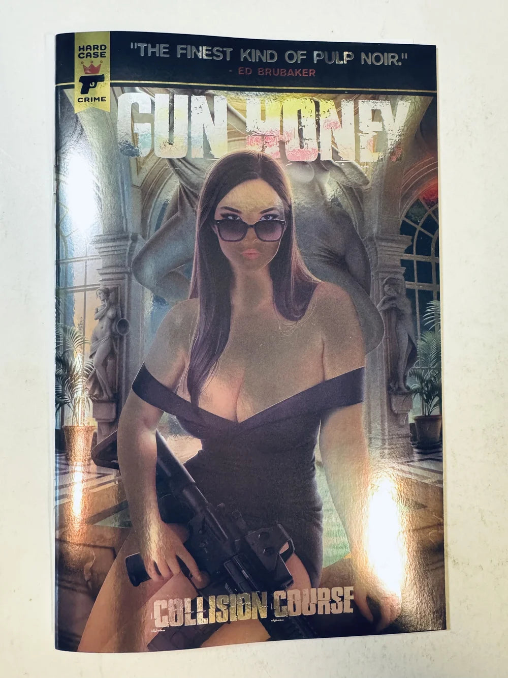 GUN HONEY Collision Course #4 NM Warren Louw Foil Variant