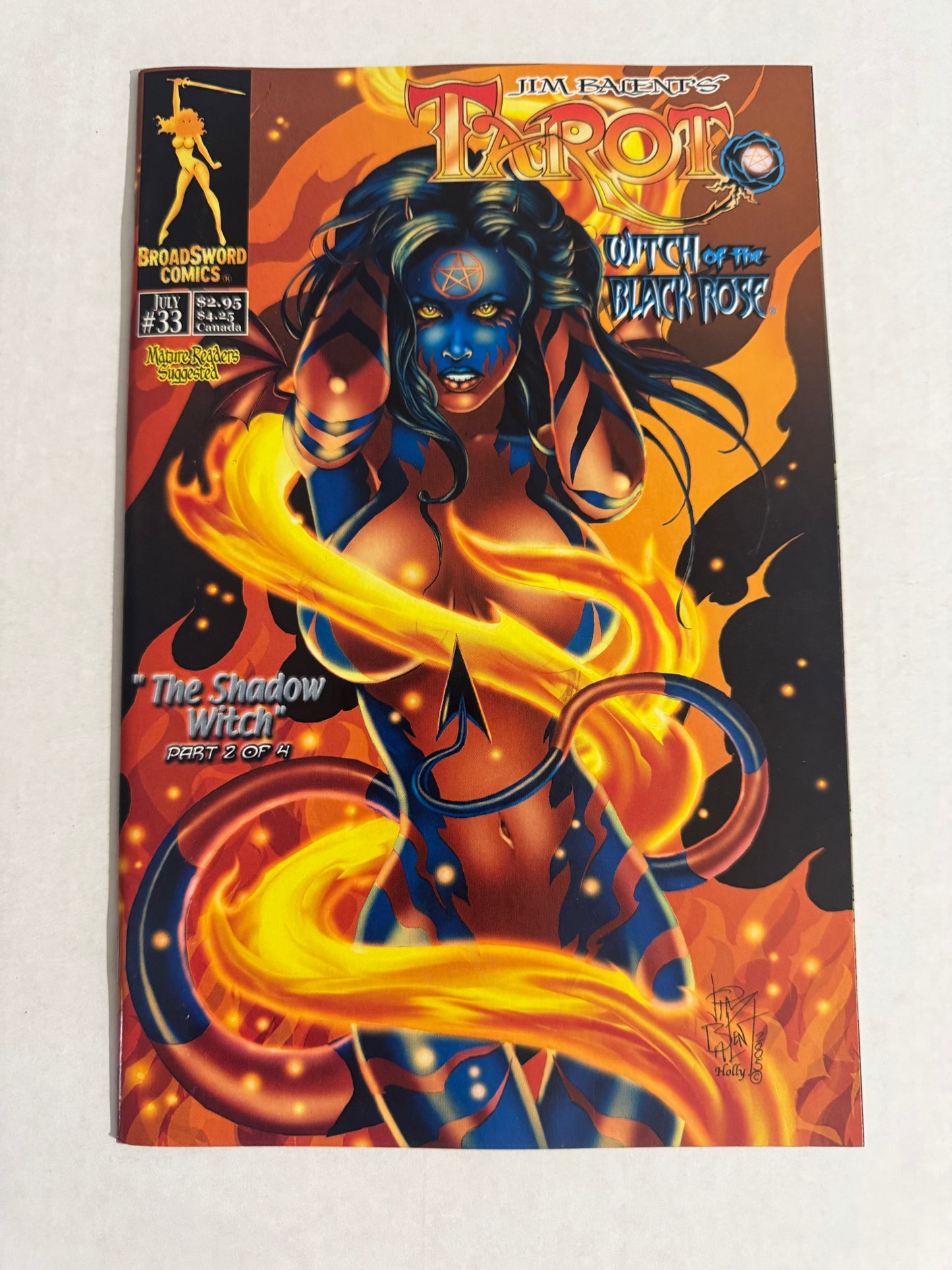 TAROT WITCH OF THE BLACK ROSE #33 NM- Jim Balent B Variant