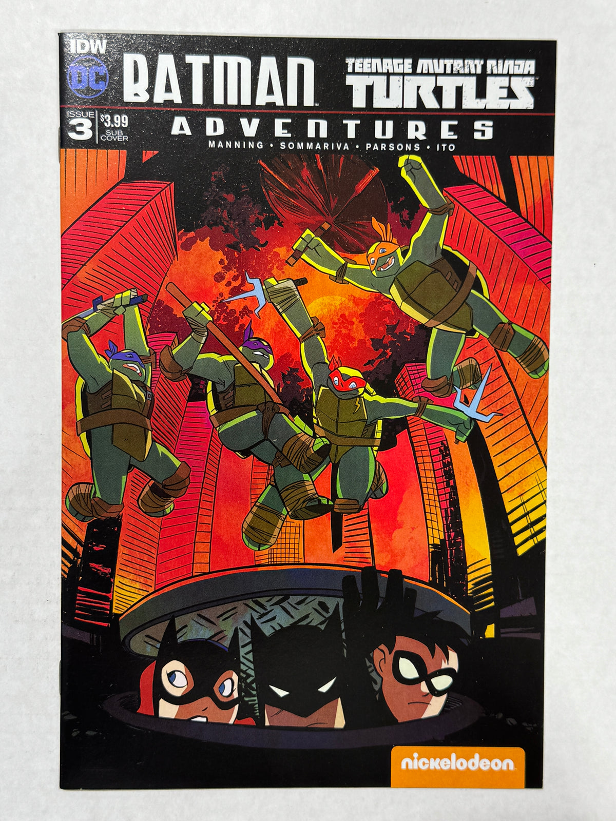 BATMAN TEENAGE MUTANT NINJA TURTLES ADVETURES #3 NM SUB Variant