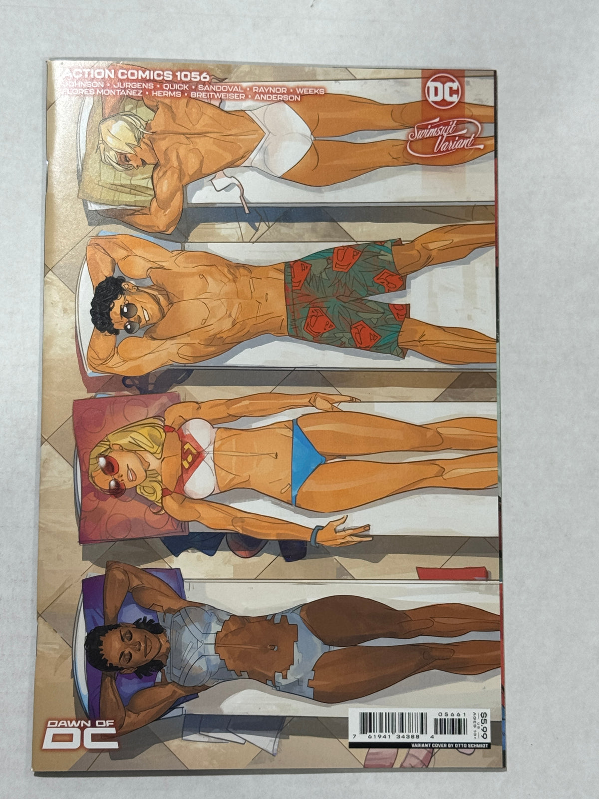 ACTION COMICS #1056 NM Otto Schmidt Swimsuit E Variant