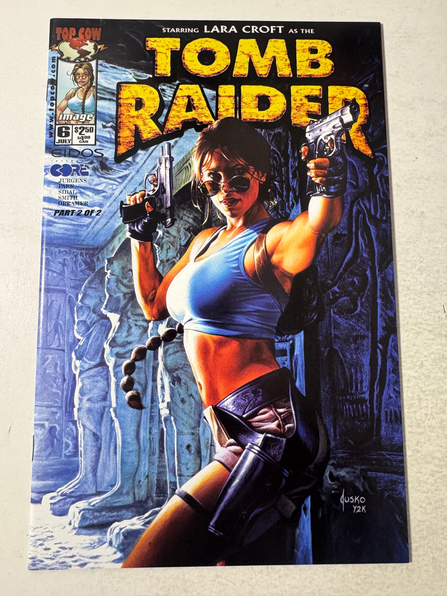 TOMB RAIDER #6 NM Joe Jusko Cover