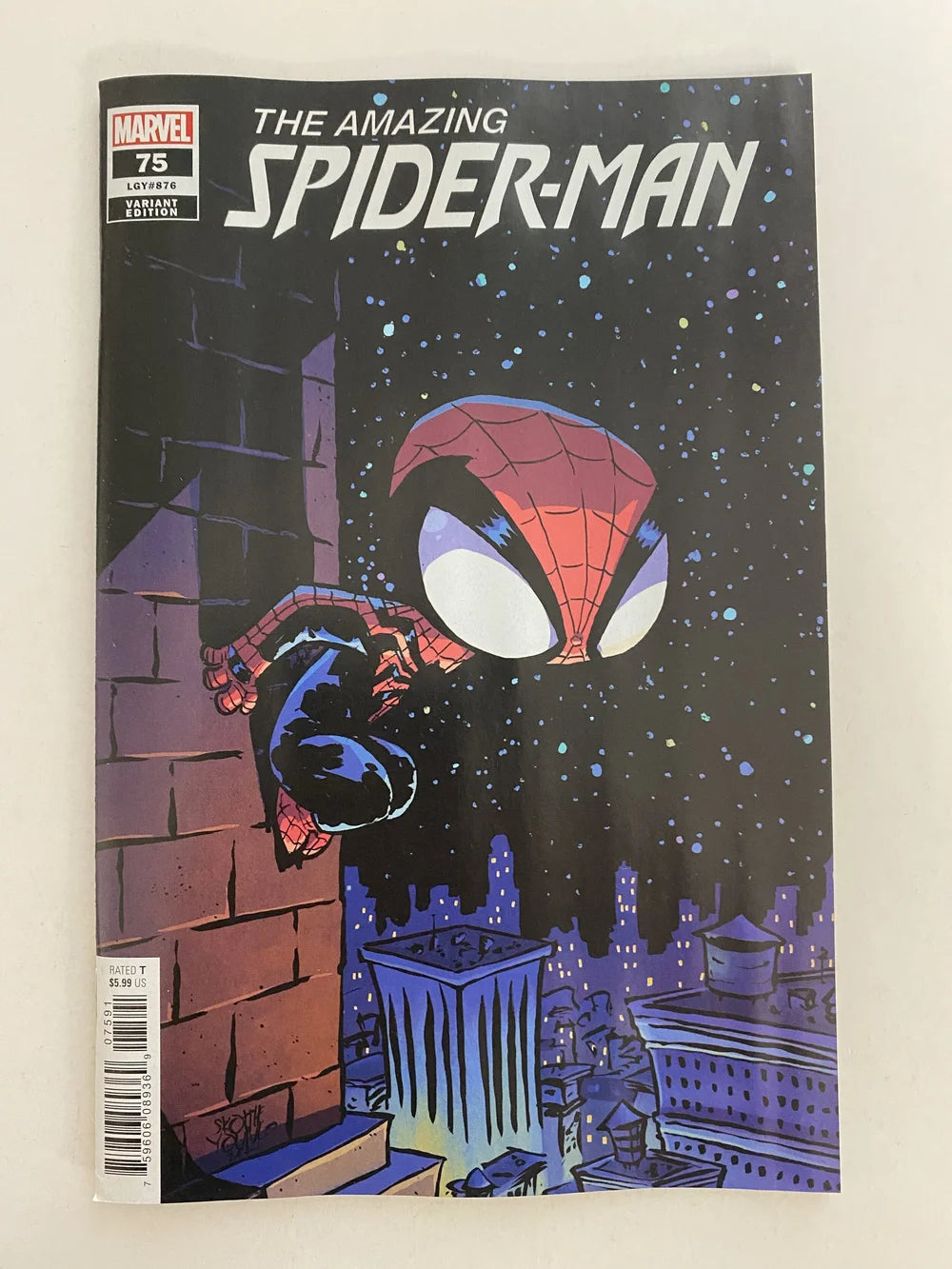 AMAZING SPIDER-MAN #75 Vol 5 NM Skottie Young Variant