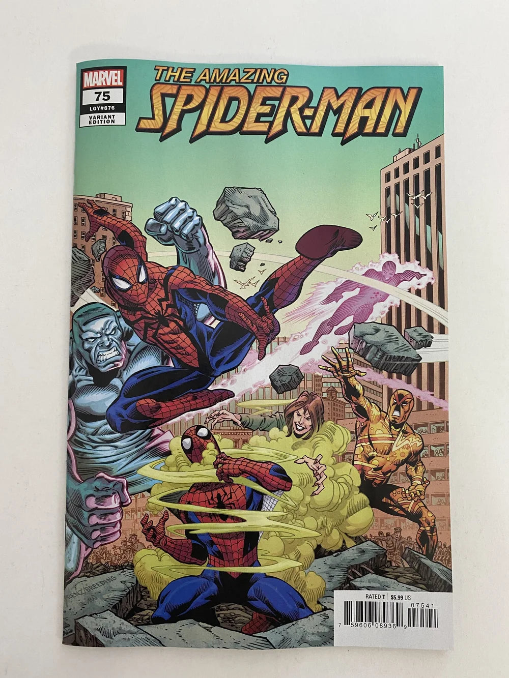 AMAZING SPIDER-MAN #75 Vol 5 NM 1:25 Ron Frenz Variant