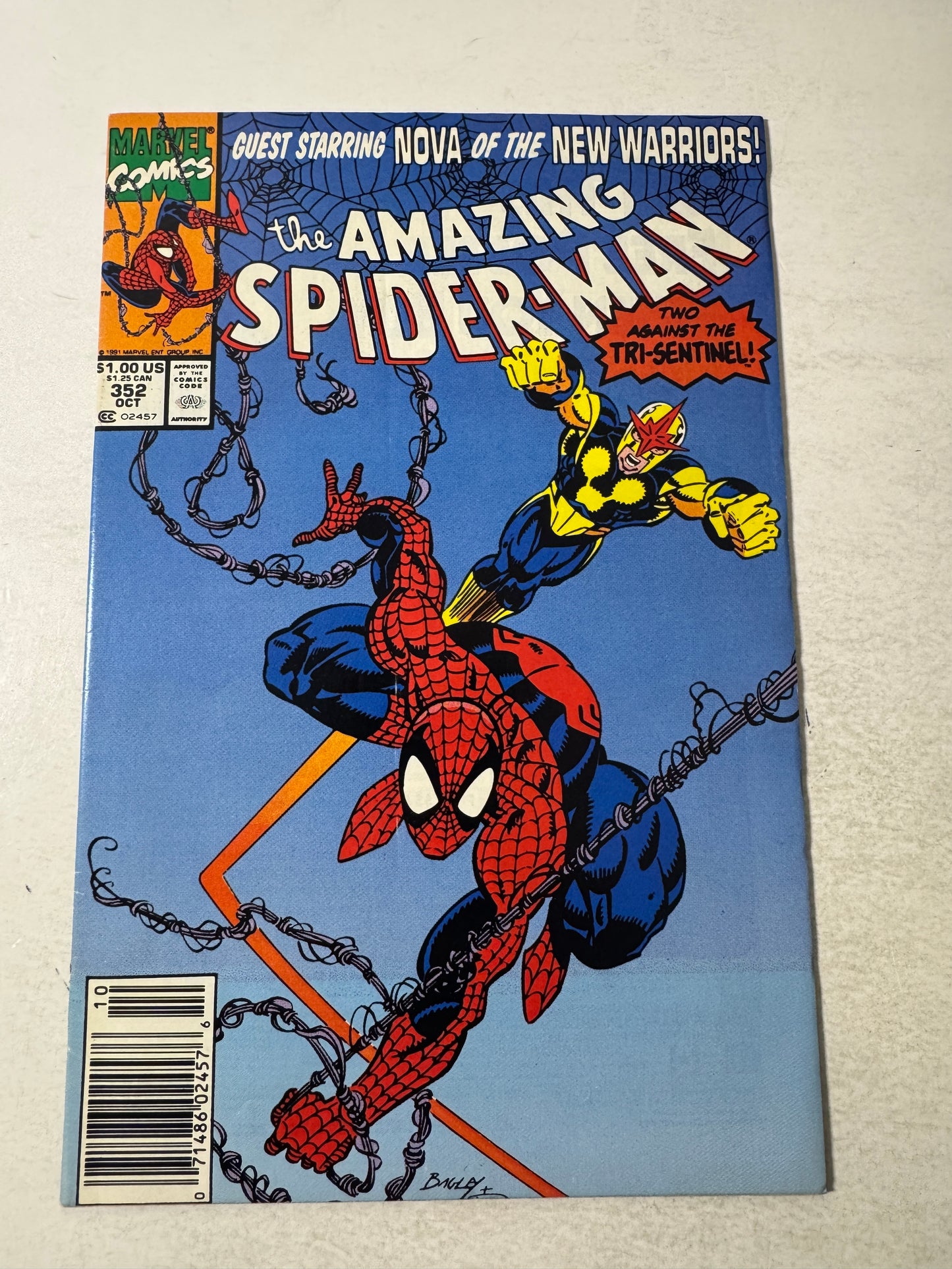 AMAZING SPIDER-MAN #352 VF NEWSSTAND