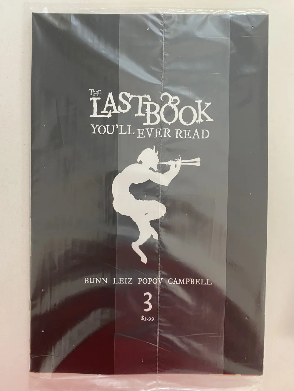 THE LAST BOOK YOU'LL EVER READ #3 NM Leiz Sealed Variant