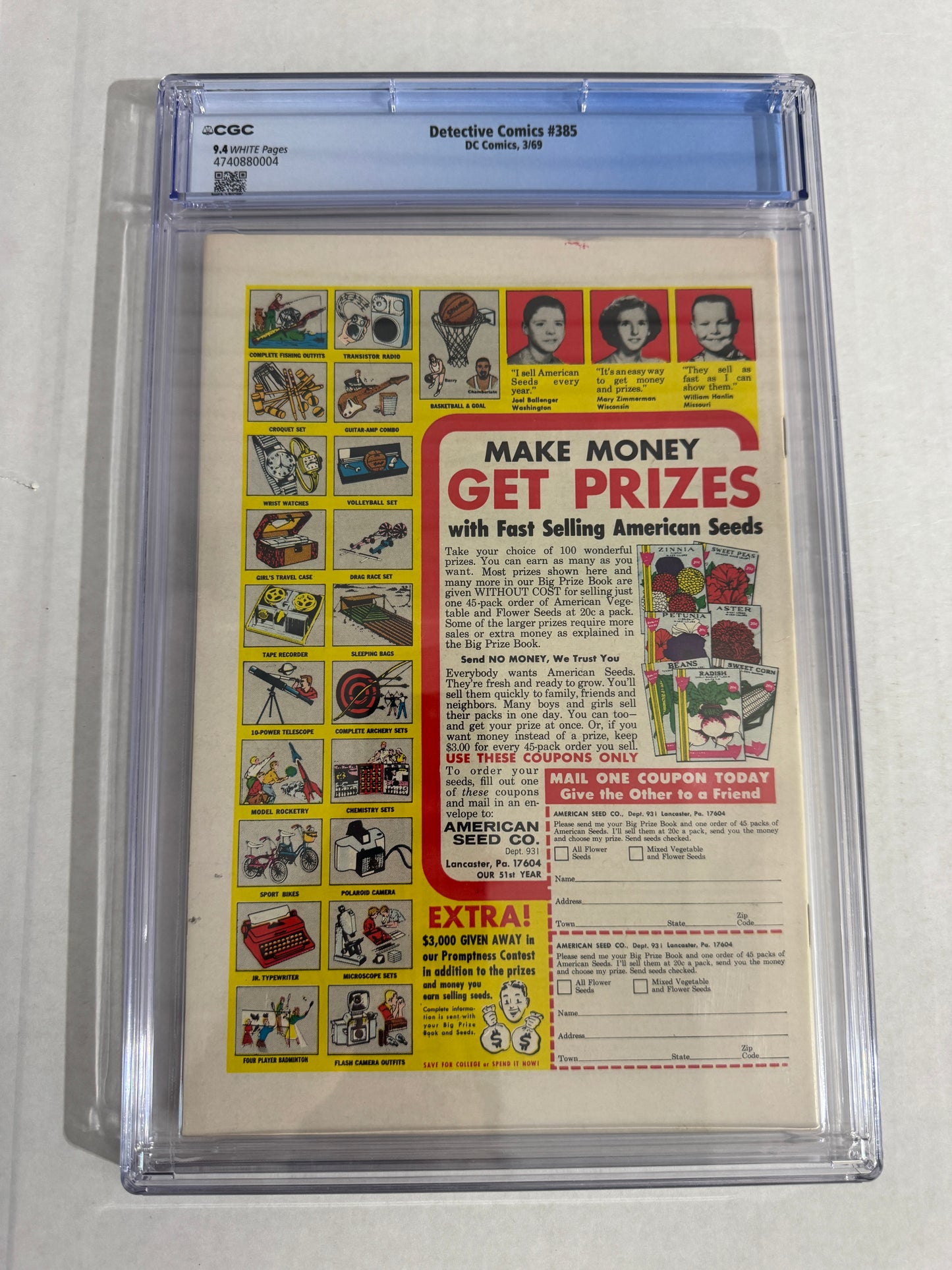 DETECTIVE COMICS #385 CGC 9.4 Neal Adams Cover