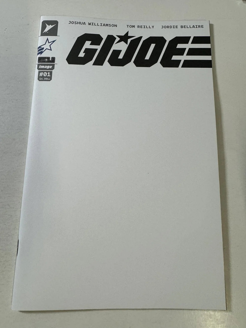 GI JOE #1 NM Joe Blank Variant 1ST APPEARANCE