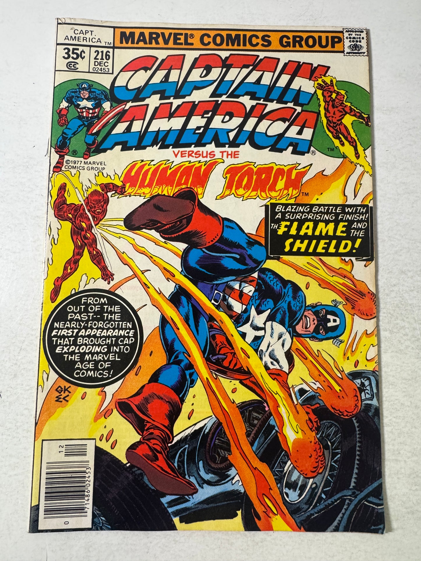 CAPTAIN AMERICA #216 VF-