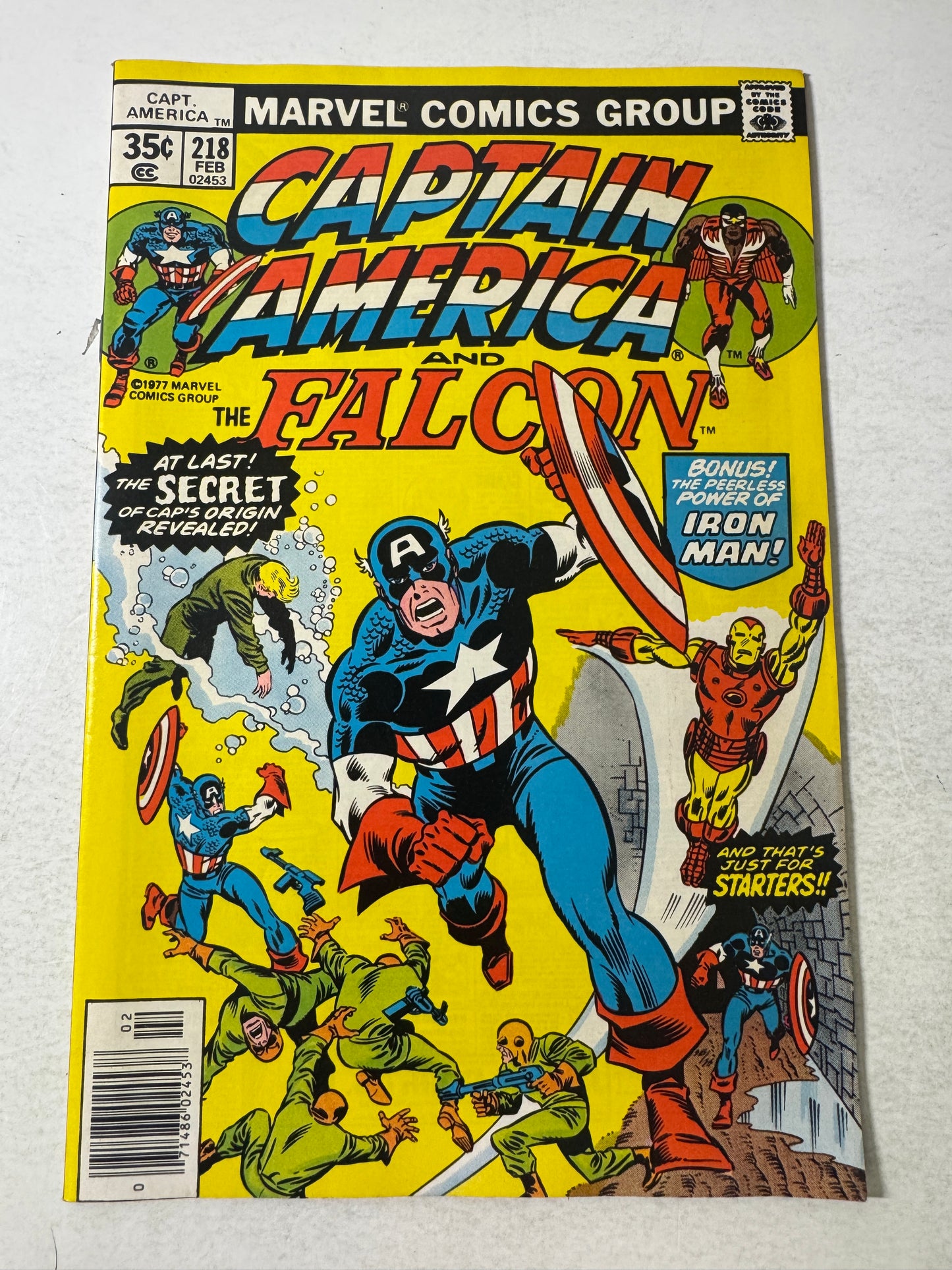 CAPTAIN AMERICA #218 VF+
