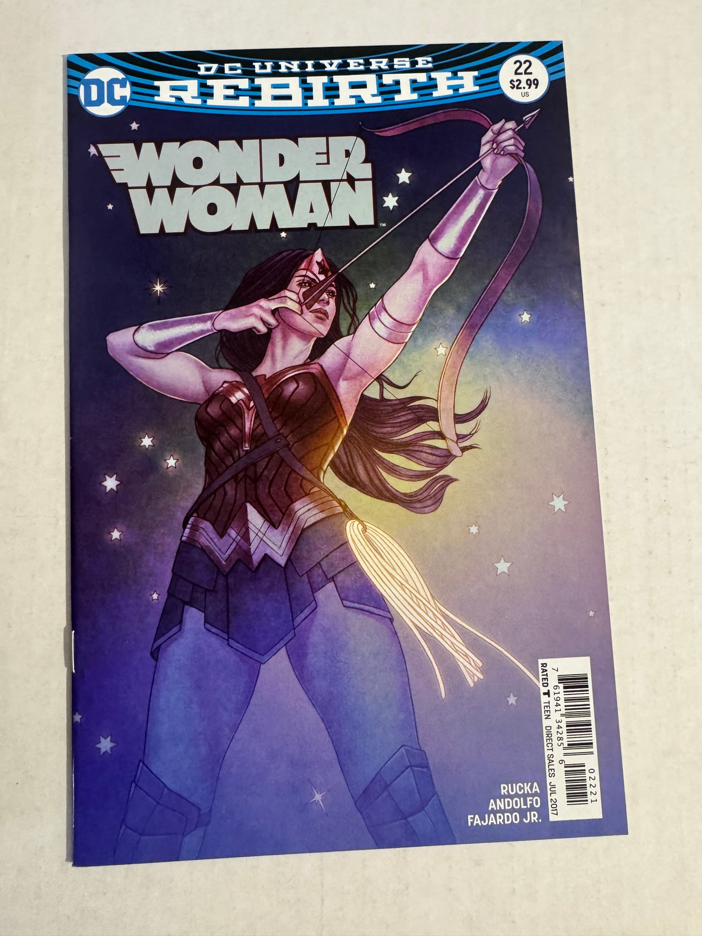WONDER WOMAN #22 Vol 5 NM- Jenny Frison Variant