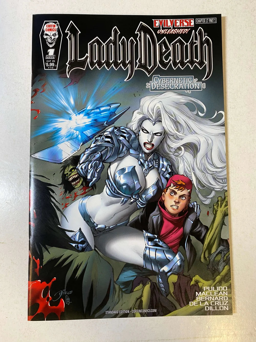 LADY DEATH Cybernetic Desecration #1 NM