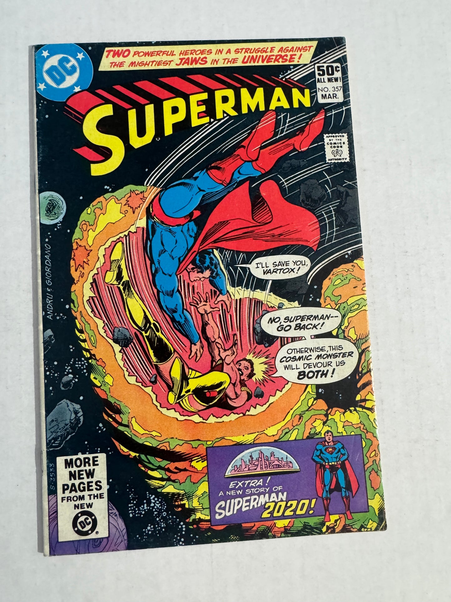 SUPERMAN #357 VG/FN