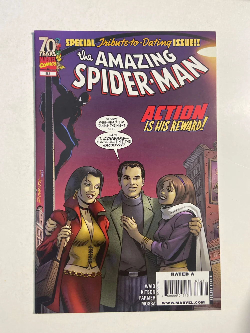 AMAZING SPIDER-MAN #583 NM John Romita Sr Cover 1ST APPEARANCE