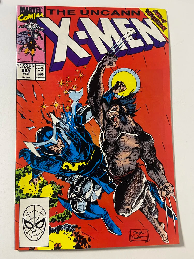 UNCANNY X-MEN #258 NM- Jim Lee Cover