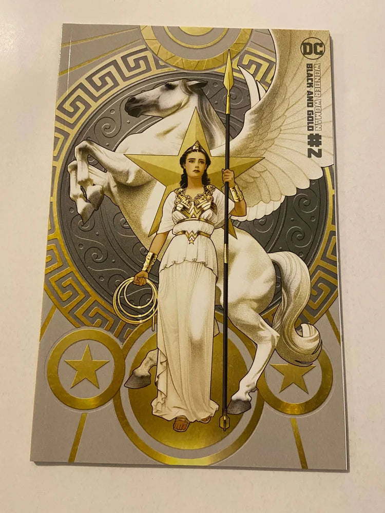 WONDER WOMAN BLACK WHITE AND GOLD #2 NM Joshua Middleton Variant
