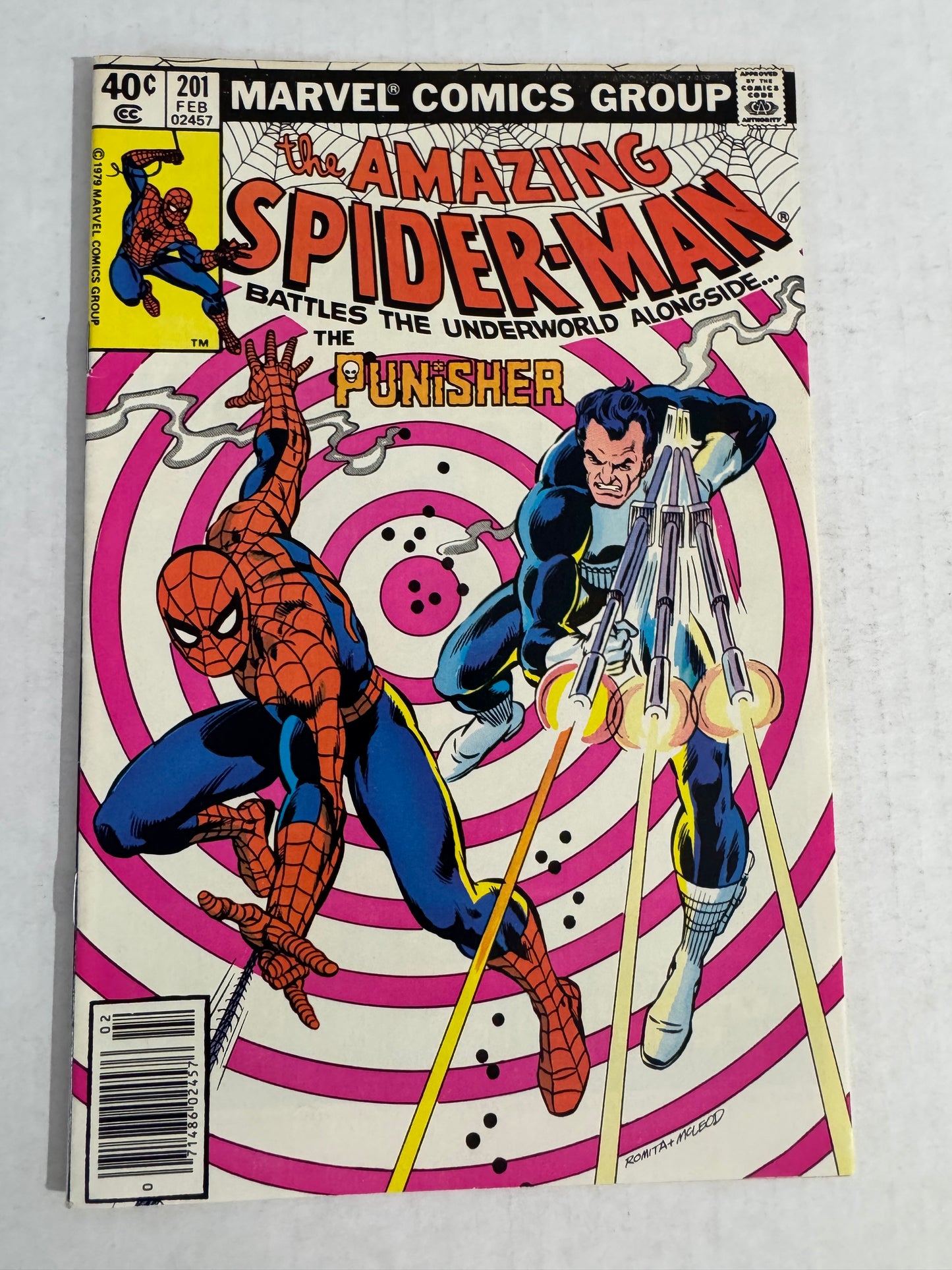 AMAZING SPIDER-MAN #201 VF NEWSSTAND