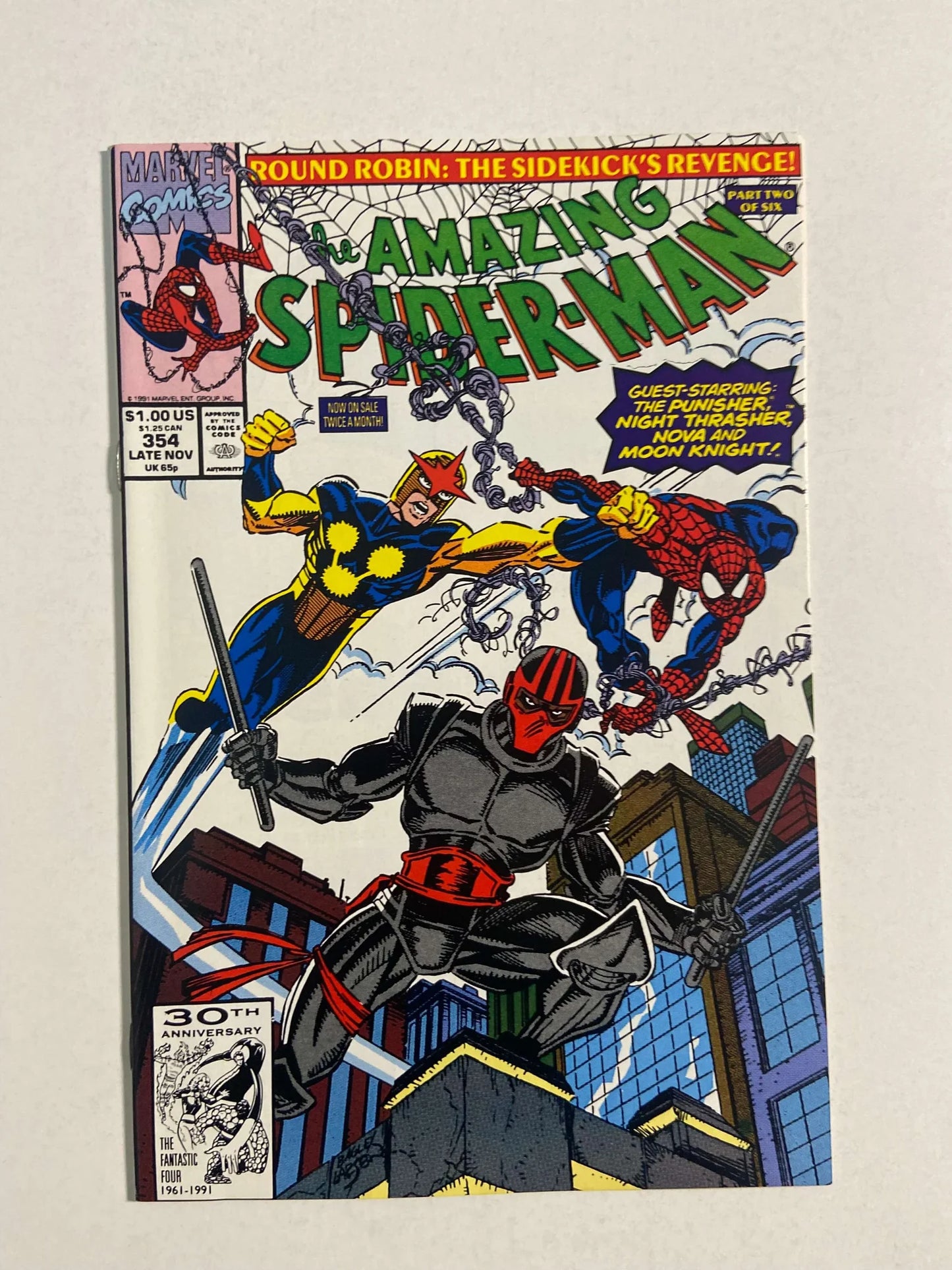 AMAZING SPIDER-MAN #354 NM Mark Bagley Cover