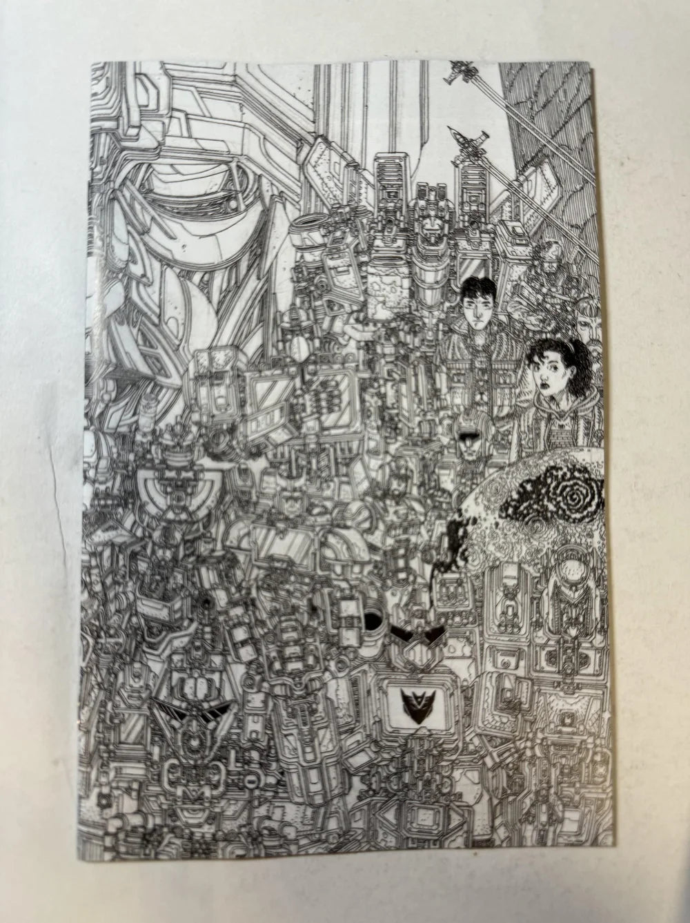 TRANSFORMERS #1 NM 7th Print B/W Variant