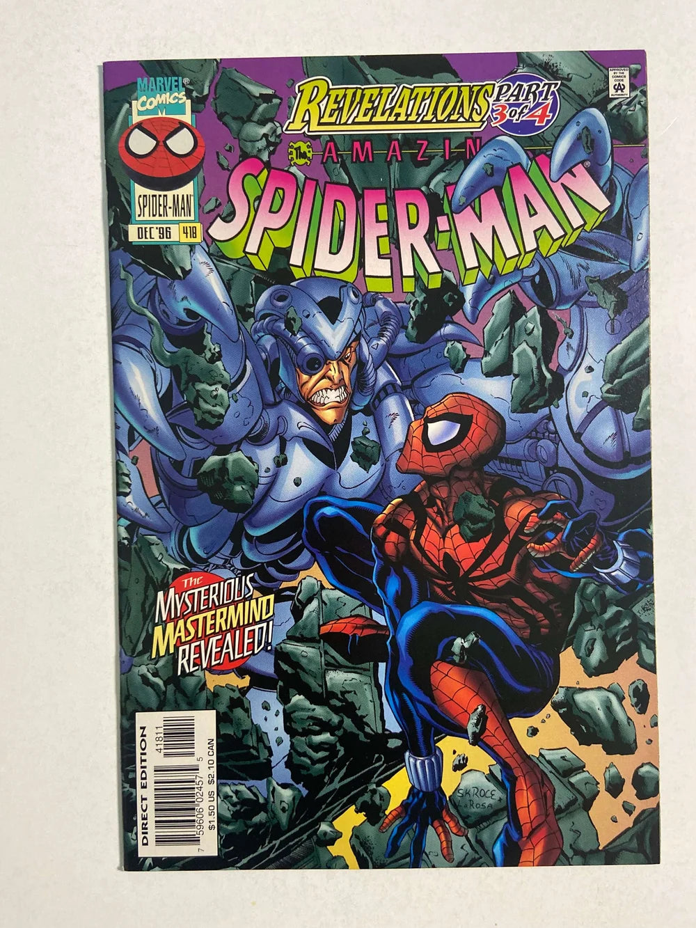 AMAZING SPIDER-MAN #418 NM