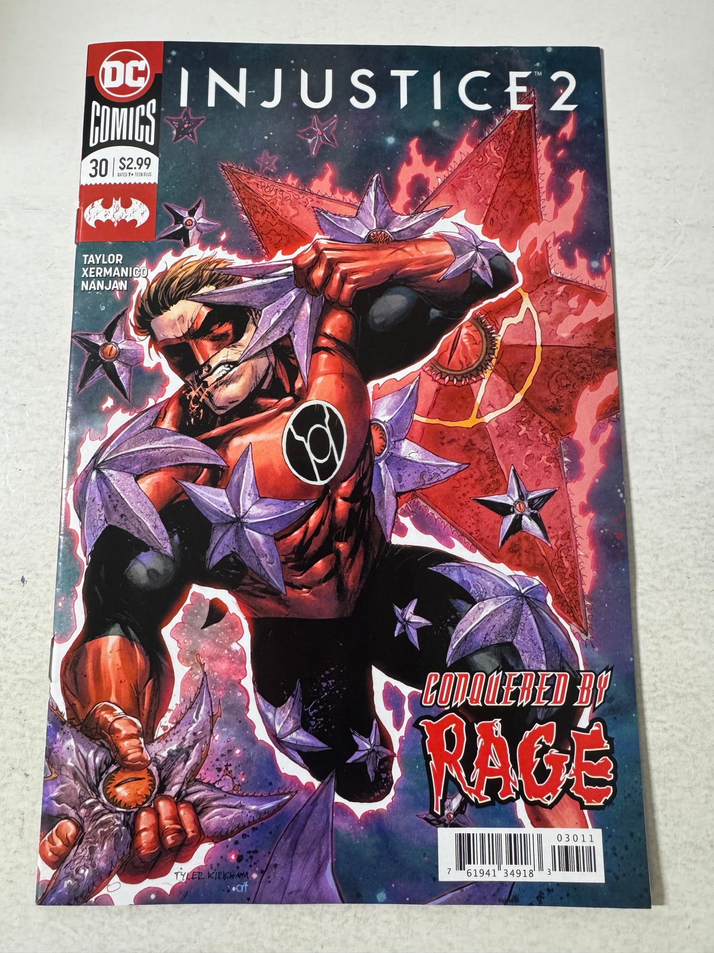 INJUSTICE 2 #30 VF/NM Tyler Kirkham Cover