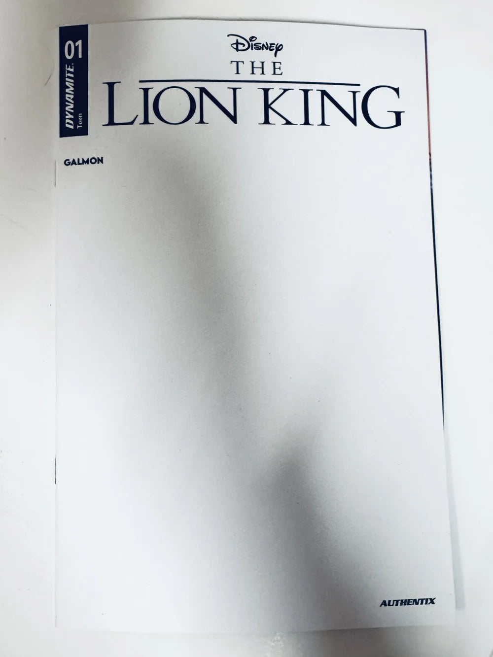 DISNEY THE LION KING #1 NM Blank Variant