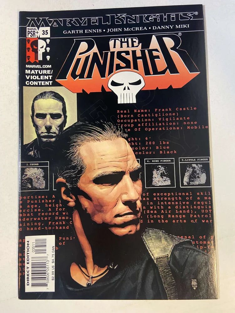 PUNISHER #35 Vol 6 NM- Tim Bradstreet Cover