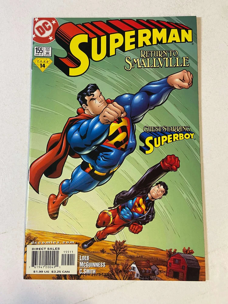 SUPERMAN #155 Vol 2 NM Ed McGuinness Cover
